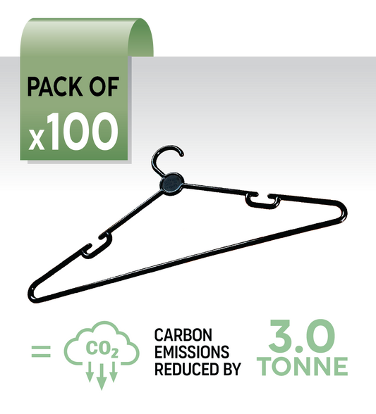 100 hangers - offset 3000kg carbon emissions