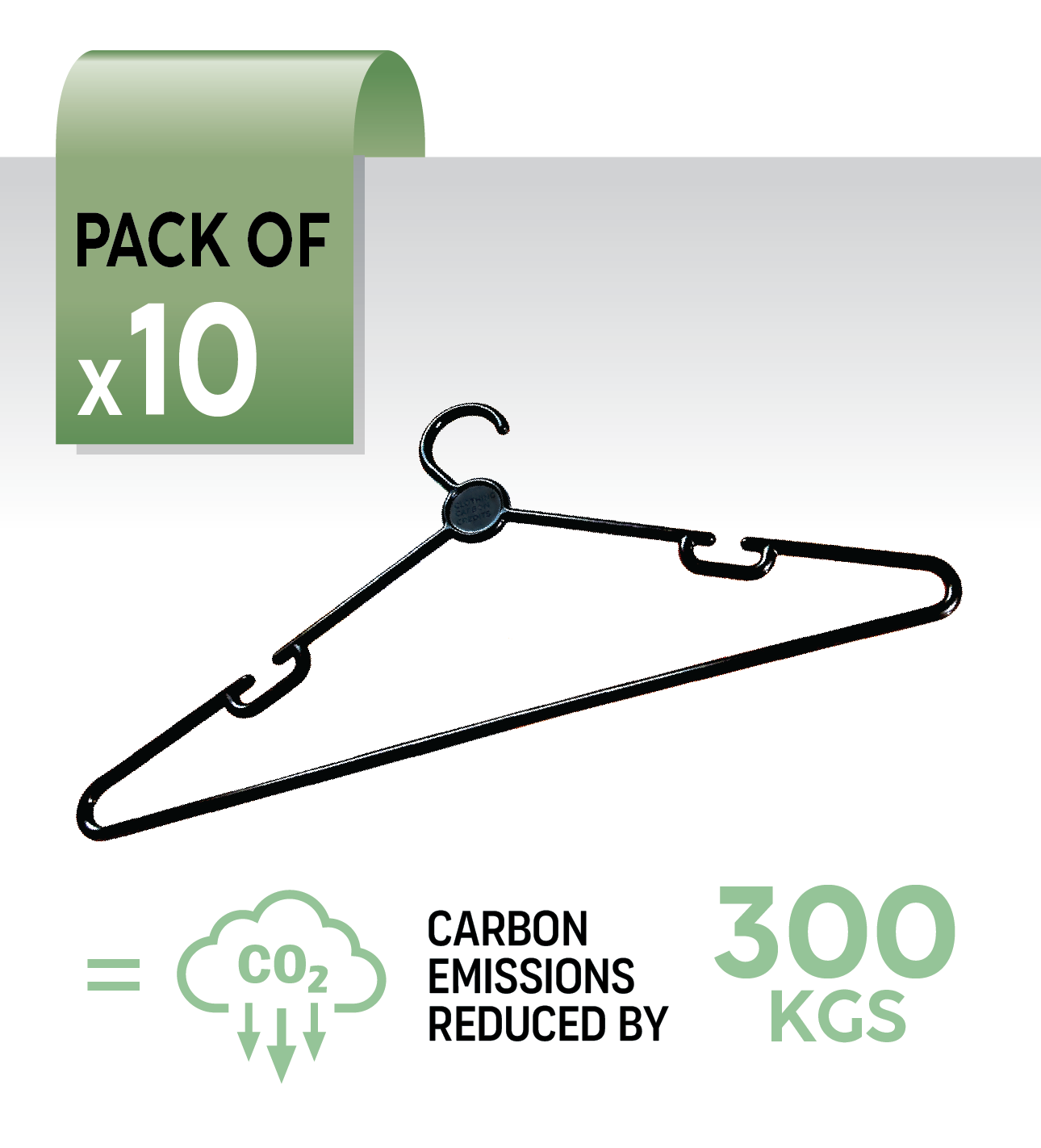 10 hangers - offset 300kg carbon emissions