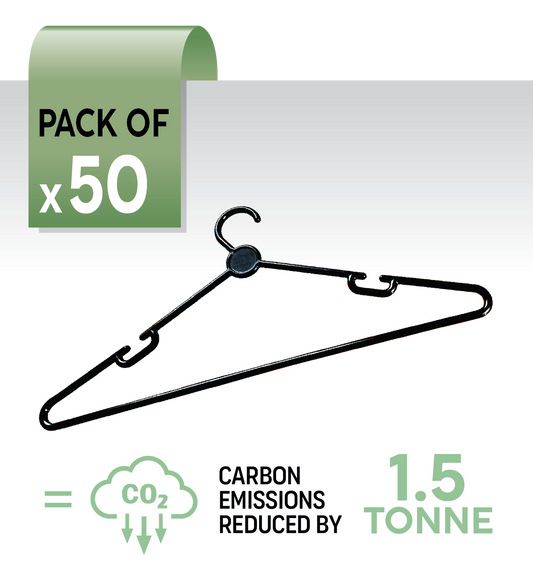 50 hangers - offset 1500kg carbon emissions